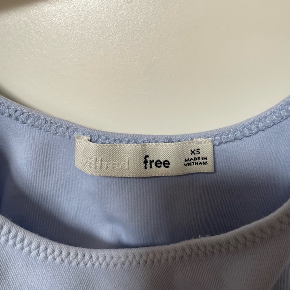 Aritzia Wilfred Free Kos Tank Blue XS - Picture 3 of 3